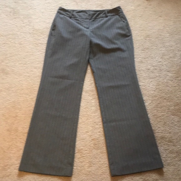 Gray Stripe Dress Pants - Picture 2 of 5